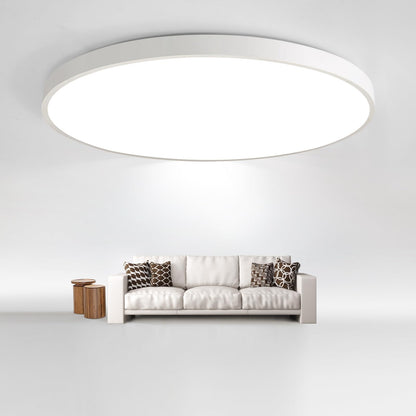 JDONG LED Deckenleuchte 54W flach rund weiss 3000K Ø 50 cm zur Montage an der Zimmerdecke