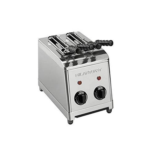 Milan Toast 7000 Professioneller Edelstahl-Toaster - 2 Zangen