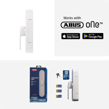 ABUS WINTECTO One Fensterantrieb – Weiss, gleichschliessend