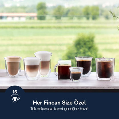 De’Longhi Rivelia Kaffeevollautomat LatteCrema System – Weiss