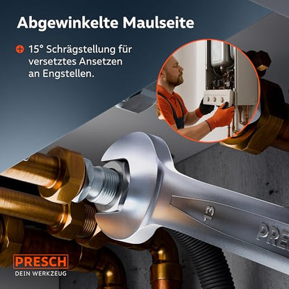 PRESCH Ratschenschlüssel Set 12tlg. umschaltbar 6-19mm