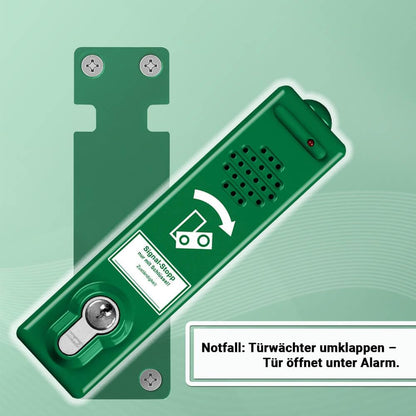 TMS PRO SHOP Türwächter ABUS Zylinderschloss verschiedenschliessend grün