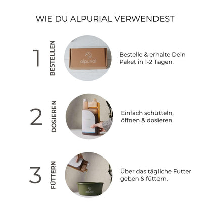 Alpurial Nervenstark Ergänzungsfuttermittel für nervöse Pferde