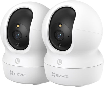 EZVIZ CP1 Pro 2K WLAN-Überwachungskamera für innen, 360°, 2er-Pack, schwenk- und neigbar
