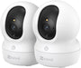 EZVIZ CP1 Pro 2K WLAN-Überwachungskamera für innen, 360°, 2er-Pack, schwenk- und neigbar