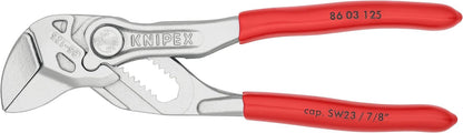 KNIPEX Mini-Zangenschlüssel 86 03 125 SB, verchromt, 125 mm