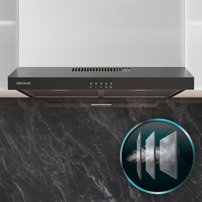 Cecotec Bolero Flux CM 602200 Dunstabzugshaube - 60 cm Schwarz