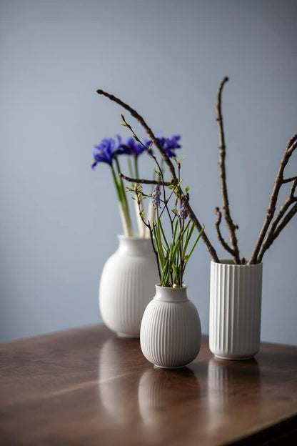 Lyngby Porcelæn Lyngby Vase – Designklassiker H25 cm, Weiss