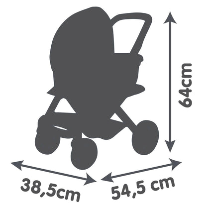 Smoby Maxi-Cosi 3-in-1 Puppenwagen mit Tragekorb und Buggy