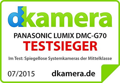 Panasonic DMC-G70K Lumix Systemkamera - 14-42mm Kit schwarz