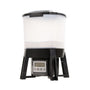 AquaForte Fishfeeder 6 Liter Solar Futterautomat für Teichfische mit Solarpanel und Erdspiessen