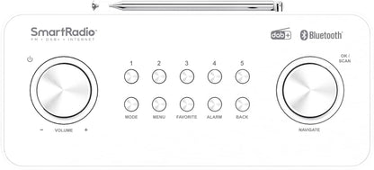 Kenwood CR-ST100S-W Digitalradio DAB+/UKW für Zuhause - Weiss