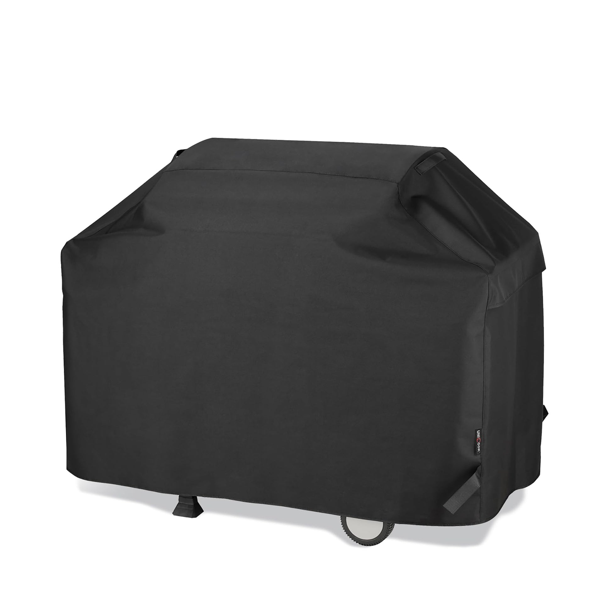 Unicook Grillabdeckung wetterfest 165 cm für Weber Genesis 400 Serie, Stoff mit Vinylbeschichtung und Tragegriffen