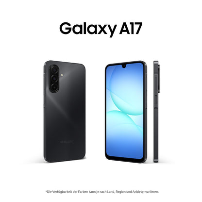 Samsung Galaxy A17 LTE Smartphone 128 GB, 50-MP-Kamera, Schwarz