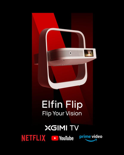 XGIMI Elfin Flip Tragbarer Full HD DLP Projektor - Netflix