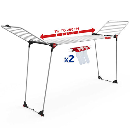 Vileda Infinity Flex Plus Flügeltrockner – 30m XXL Leinen