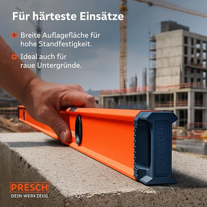 Presch Präzisions-Wasserwaagen Set 3tlg. – 40, 60, 100 cm