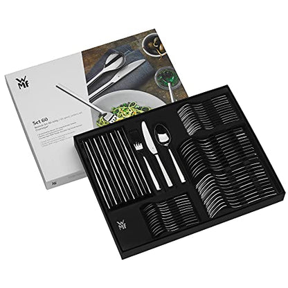 WMF Palma Essbesteck Set – 12 Personen, 60-teilig, Cromargan