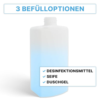 ARNOMED Desinfektionsspender Armhebel Aluminium 500ml – 4er-Set