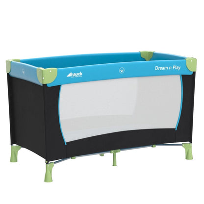 hauck Dream n Play Babyreisebett faltbar Matratze - Waterblue
