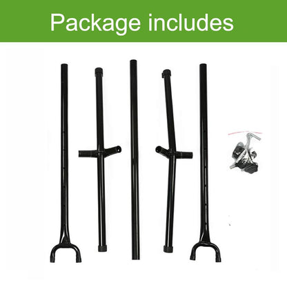 Goutime Hängemattenständer, tragbar, bis 250 kg, schwarz