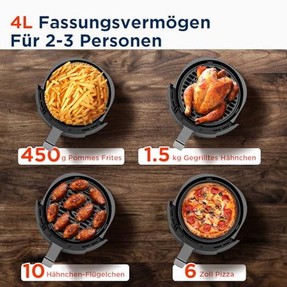 Midea MF-CN40C2 Heissluftfritteuse 4L - Airfryer 1500W