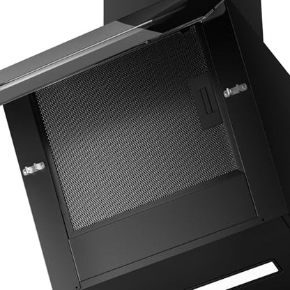 CIARRA CBCB6736F Kopffreie Schräghaube Umluft 60cm Schwarz