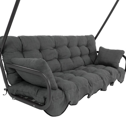 PATIO Minorca Auflagen-Set für Hollywoodschaukel, 184 cm, grau