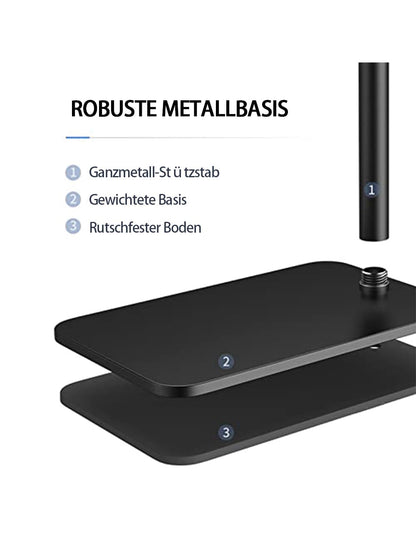 HIBORI Beamer Bodenständer - L-Form 360° Schwenkbar