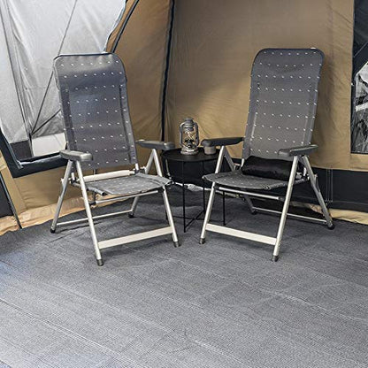 PAT Europe Vorzeltteppich Grau 3x6m Camping Bodenteppich