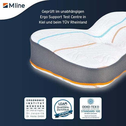 M LINE Athletic Pillow Orthopädisches Nackenkissen - Butterfly-Design