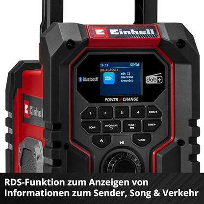 Einhell TE-CR 18 Li DAB+/FM/BT Akku-Baustellenradio - Solo