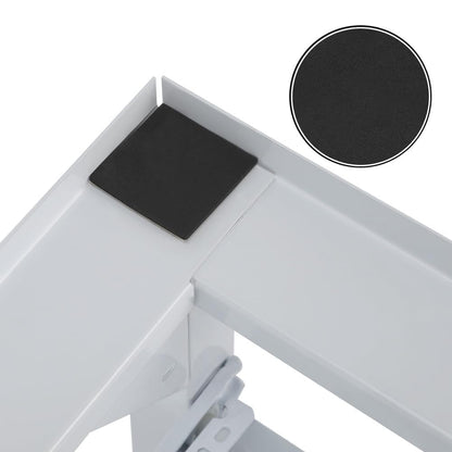 Universal Stahl-Untergestell Waschmaschine mit Auszug - Weiss