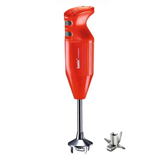 bamix M160 ONE – Schweizer Stabmixer Set für Ihre Küche, rot