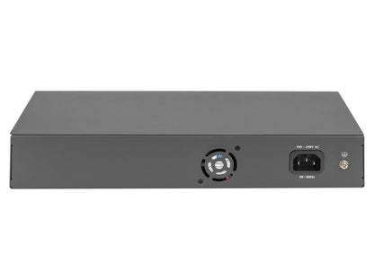DIGITUS 26 Port Fast Ethernet PoE-Netzwerk-Switch - 19 Zoll