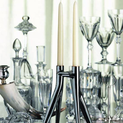 Kartell Abbracciaio Kerzenleuchter aus Metall, Schwarz