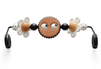 BabyBjörn Spielzeug für Babywippe Fröhliche Augen Schwarz-Weiss, BPA- und PVC-frei