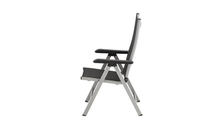 Kettler Basic Plus Advantage Gartenstuhl Hochlehner - Silber/Anthrazit