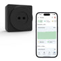 everHome EcoTracker IR Smartmeter Lesekopf für EHZ. Schwarzes, kompaktes Gehäuse. Liest optisch Daten von EHZ-Smartmetern aus.