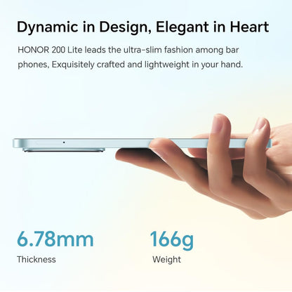 Honor 200 Lite Smartphone - 5G 6.7 Zoll Dual SIM 256GB Grün