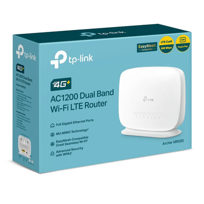 TP-Link Archer MR505 4G+ Cat6 LTE WLAN Router - AC1200