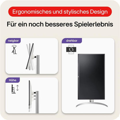 LG 27UP650K-W 27 Zoll Ultra UHD 4K Monitor - Weiss