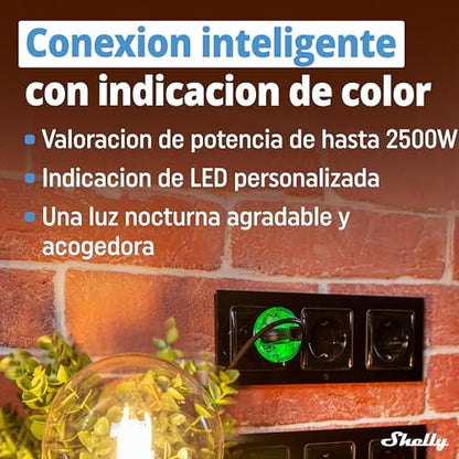 Shelly Plus Plug S Intelligente WLAN Steckdose Viererpack Schwarz