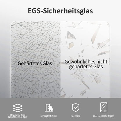 Badewannen Duschwand gestreift 120x140cm – 3-teilig faltbar