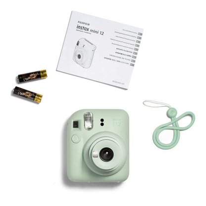 Fujifilm Instax Mini 12 analoge Sofortbildkamera - Minzgrün
