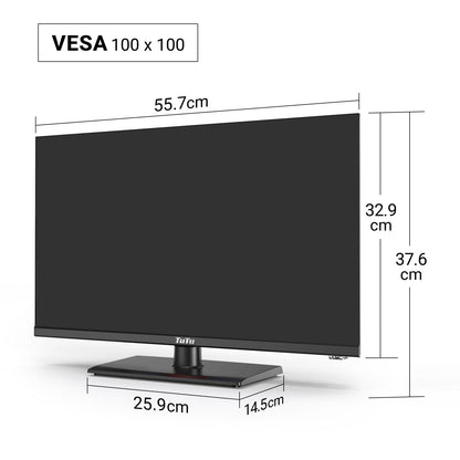 TuTu Smart TV Fernseher – 25 Zoll Full HD Triple Tuner