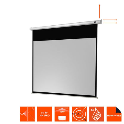 celexon Economy Elektrische Beamer-Leinwand 130 Zoll 16:9