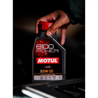 Motul 8100 Power 5W-50 Motoröl für Autos, 5 Liter, 111812