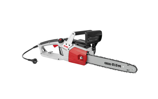 AL-KO EKS 2000/35 Elektro-Kettensäge – 35 cm Schwertlänge, grün-schwarz. Zum effizienten Sägen von Holz.