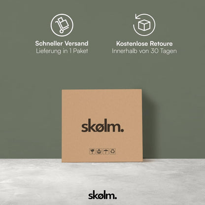 skølm Mjölnir Couchtisch rund – Eiche Massivholz naturgeölt Ø70cm